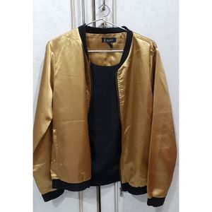 RARE Golden Bomber Jacket - M